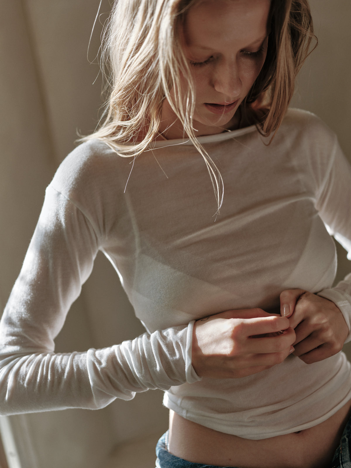 Claire sheer tops