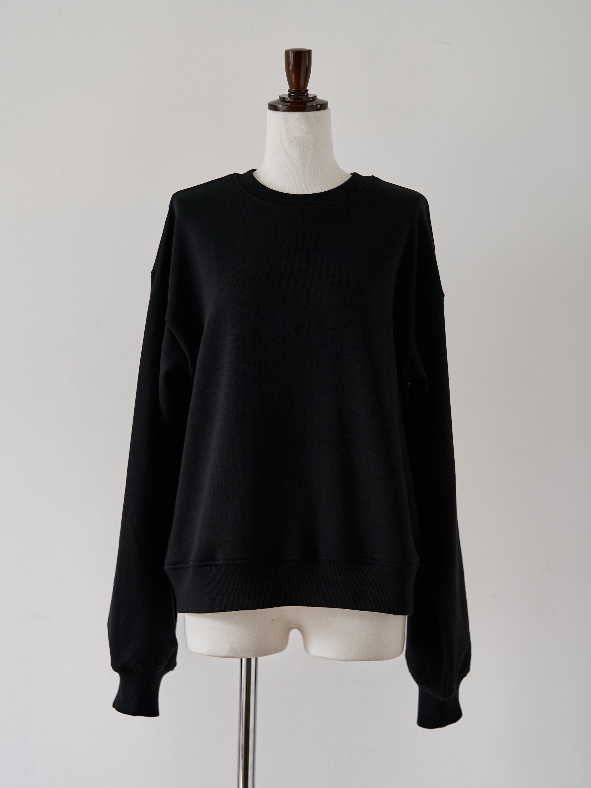 marno　Noah sweat pullover　BLACK