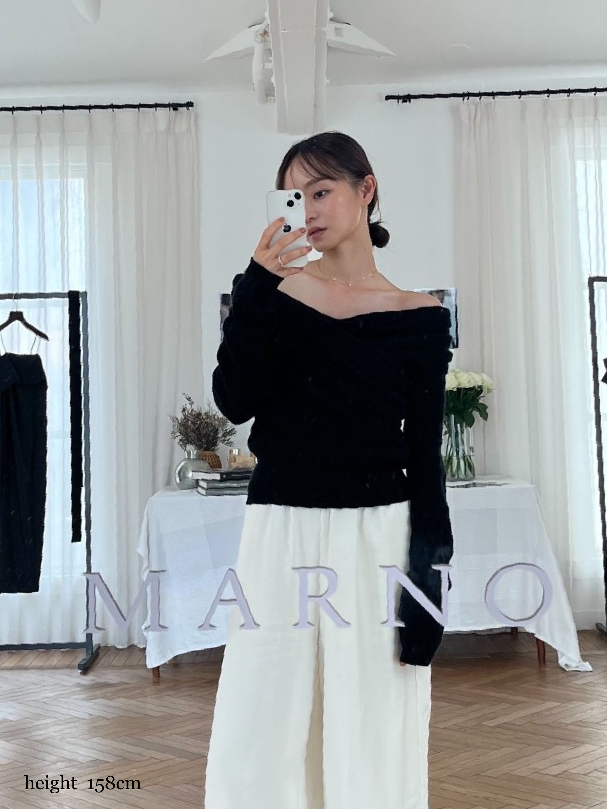 季節感秋marno Camille knit