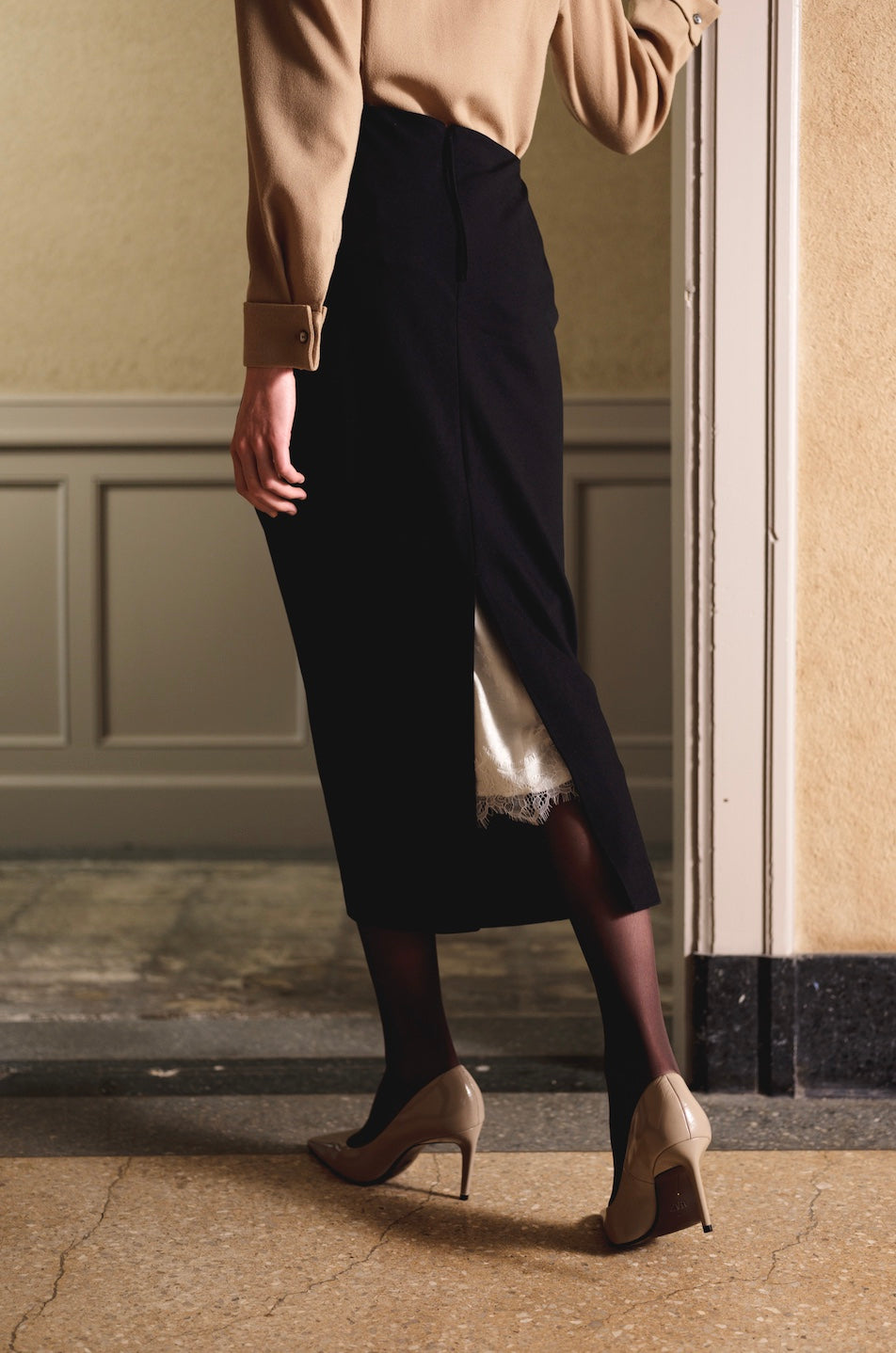 Yuna layered skirt