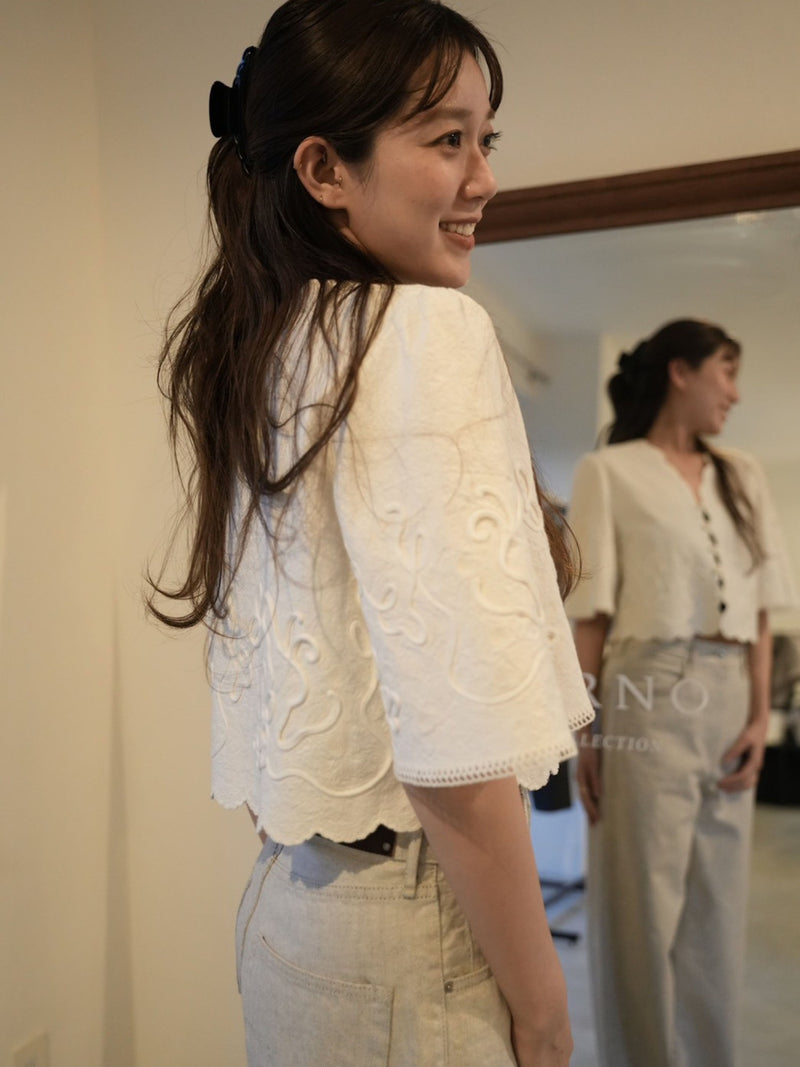 MARNO Lola embroidery jacket Lola embroidery jacket – MARNO