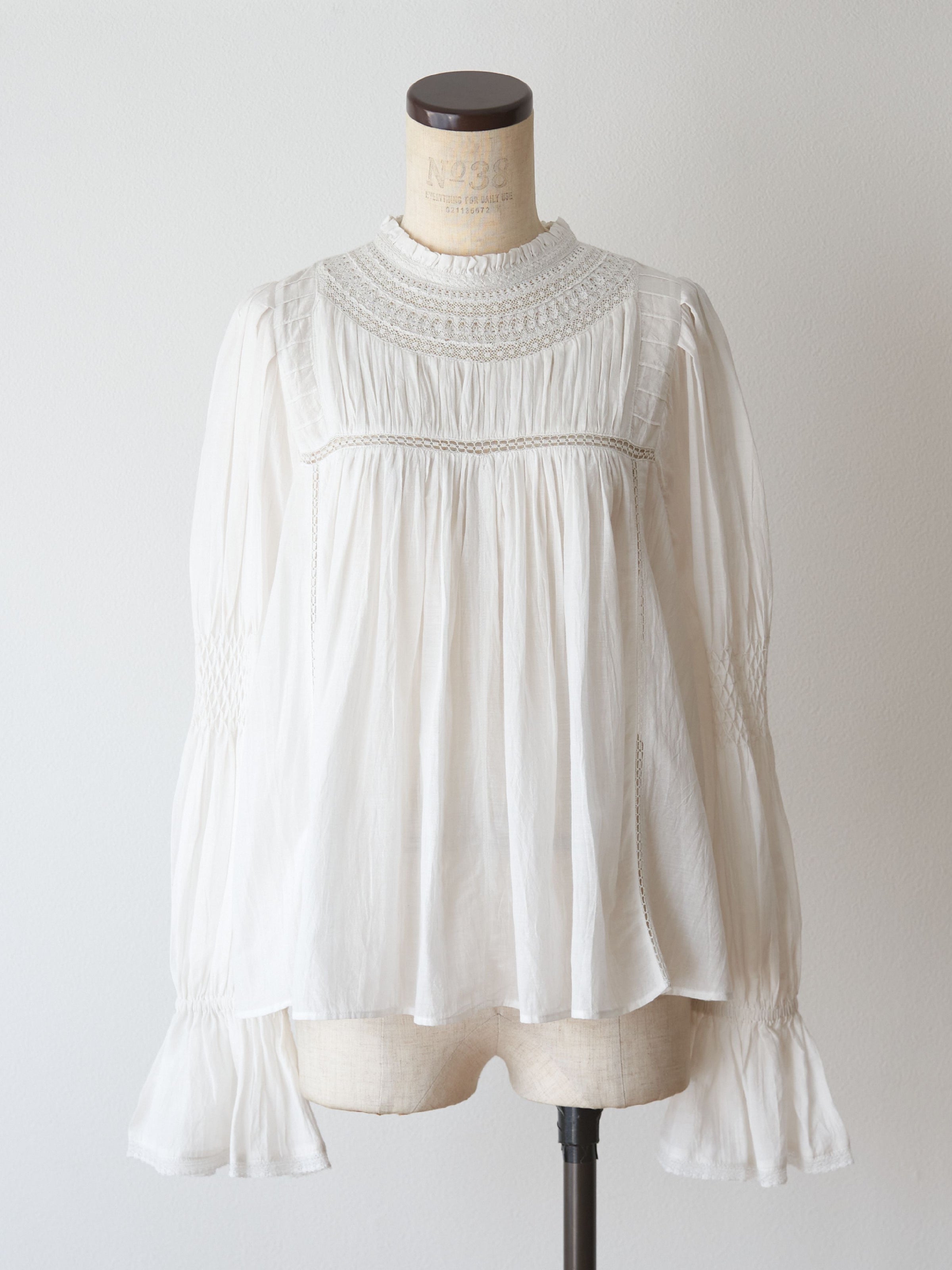 新品未使用】MARNO Bianca blouse ブラウス マーノ 丸林広奈色White