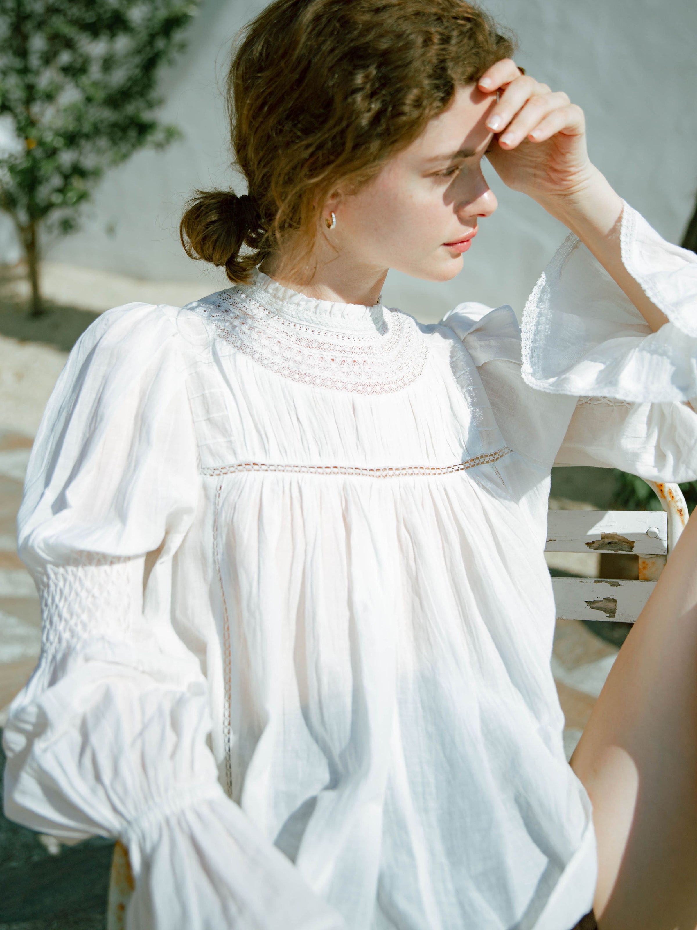MARNO Charlotte blouse White-